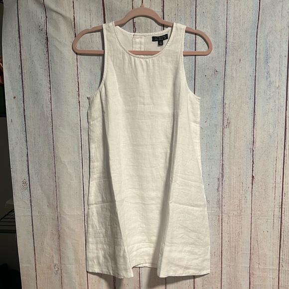 NWT J. Crew Maxine button-back dress in linen - Picture 5 of 14